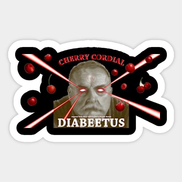 Diabeetus Sticker by shadowNprints